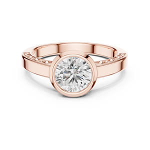 Anillo de Compromiso Versátil con Diamante Cultivado en Laboratorio de 1 Quilate, Corte Brillante, Certificado IGI, Oro Blanco de 18 Quilates, Chapado en Rodio, Lujoso, Unisex - Product Image 5