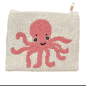 Trendy Designer Beaded Coin Purse Hand Embroidered Seed Pouch Customized Design Mixed Colors <b>Promotional</b> <b>Tote</b> <b>Bag</b> MD HANDICRAFTS - Product Image 5