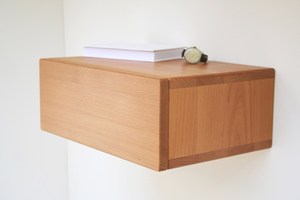 High Quality Custom Wood <b>Bedside</b> Table Hanging Wall-Mounted Mango Nightstand Home Furniture - Product Image 2