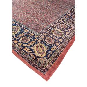 Aalam Hand Knotted Wool <b>Rugs</b> Red & Orange Floral & <b>Abstract</b> Pattern 9x12 Rectangle for Home Entryway or Living Room-Paem-599 - Product Image 2