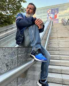 <b>Men's</b> Classic Satin <b>Bomber</b> <b>Jacket</b> with Stand Collar and Ribbed Trim Winter Season Shiny Finish for Streetwear - Product Image 3