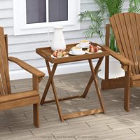 Grande table-plateau extérieure en bois dur au design naturel pour les repas à l'extérieur de l'hôtel-pour le mobilier d'extérieur et le salon