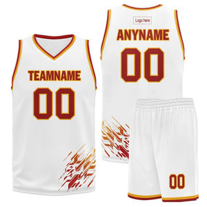 Ensemble d'uniformes de basketball pour jeunes, unisexe, vêtements de sport personnalisés en polyester, certifiés BSCI, vente en gros, impression couleur, grandes tailles, séchage rapide - Product Image 4