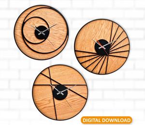 Modern Wall <b>Clock</b> Scandinavian Watch Wooden Minimalist Wall <b>Clock</b> Gear Watch Unique <b>Large</b> Wall <b>Clock</b> Modern Decorative Watch - Product Image 2