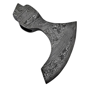 Handmade Custom Damascus Steel <b>Axe</b> Head Industrial Grade <b>Viking</b> Battle <b>Axe</b> for Hunting & Camping Drop Shipping Factory - Product Image 2