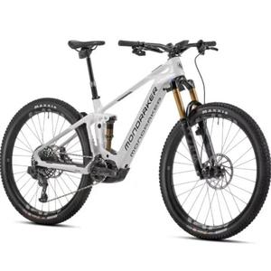 Meilleure offre de vélo Cra-fty Carbon RR SL-ike-Silver/White E-M T B Enduro Ebike - Product Image 2