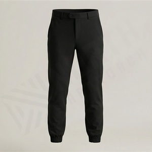 Débardeur de golf personnalisé pour homme, extensible dans 4 directions, respirant, séchage rapide, coupe ajustée, léger, en velours côtelé, avec plis sur le devant, pantalon mi-long - Product Image 1