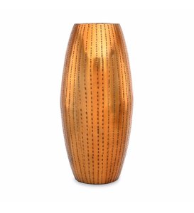 Modern Handmade Hammered Large Iron Gold Finishing Wedding Decoration Floor Vase Uttar Pradesh QAMAR OVERSEAS for Home Hotel - Product Image 2