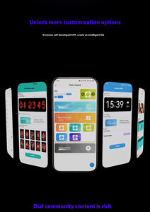 New Digital Electronic Photo Album <strong>DIY</strong> Glow Tube Quantum Weather <strong>Clock</strong> Electrical Desk Ornaments - Product Image 5