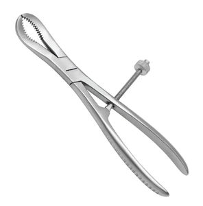 Fórceps de sujeción de hueso de 13cm personalizados con bloqueo de velocidad Instrumento quirúrgico ortopédico de acero inoxidable para fijación de huesos - Product Image 1