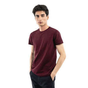 Venta al por mayor 100% algodón camiseta deportiva para hombre impreso personalizado transpirable antiarrugas Casual cuello redondo Top con diseño de estampado ligero - Product Image 3