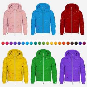 Parka d'hiver à capuche détachable en Nylon pour homme, avec Logo rembourré et imprimé de haute qualité - Product Image 6