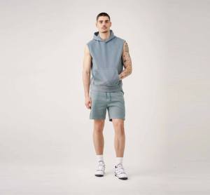 <b>Sleeveless</b> <b>Hoodie</b> Vest Shirts Gym Hooded Tank Top Men Fitness Vest Bodybuilding Singlets Workout Tank-top Custom Logo - Product Image 4