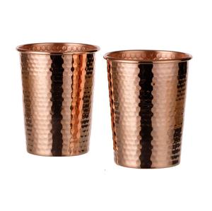 Vaso de Cobre Personalizado de Último Diseño, Vaso de Cobre con Diseño Martillado, Vasos Aislantes, Accesorios de Cocina - Product Image 5