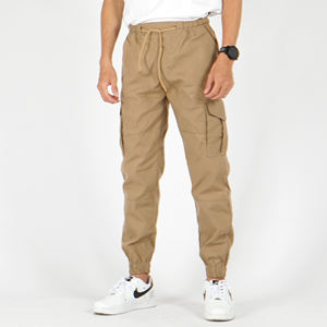 Pantalones casuales de chándal de Dave para hombre con cintura elástica de múltiples bolsillos y diseño cómodo - Product Image 2