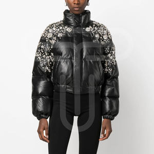 Chaquetas Acolchadas Profesionales con Pedrería, Resistentes al Viento, Transpirables, para Hombre, Ligeras, Casuales, de Corte Holgado, Estilo Urbano, Unisex - Product Image 2