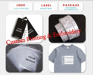 เสื้อยืดแขนสั้นผ้าฝ้ายพิมพ์ลายโลโก้กำหนดเองเสื้อยืดเปล่าใช้ได้ทั้งชายและหญิง - Product Image 4