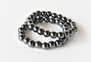 Wholesale High Quality Hematite 8mm Natural <b>Healing</b> Crystal <b>Bracelet</b> for Meditation Fashion - Product Image 2