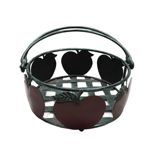 Corbeille à fruits en métal Vente à chaud Paniers décoratifs suspendus pour fruits et légumes revêtus de poudre en métal très exigeants - Product Image 2