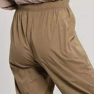 Factory Wholesale Custom Logo Printed Women's <b>Track</b> Pants 2023 Latest Design Canvas Fabric Winter Flat Front Style - Product Image 4