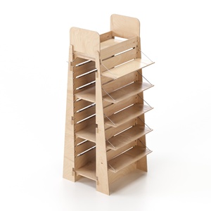 Design italiano top abbigliamento stock organizer più scaffali rack e scarpe di stoccaggio per il negozio al dettaglio - Product Image 3