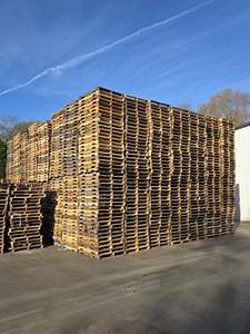 Palette Euro sur mesure en gros 120 x 80 cm simple face EPAL IPPC EUR, mobilier en bois, nouveau design, à vendre. - Product Image 6