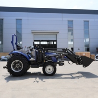 Tracteurs agricoles de petite taille de haute qualité Coc, 50 CV, 4 roues motrices, transmission par engrenages, moteur avec certification CE/COC