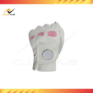 Venta al por mayor de guantes de golf de piel de oveja transpirables de alta calidad de diseño personalizado y logotipo de dedos completos de cuero desgaste OEM empaquetado - Product Image 4