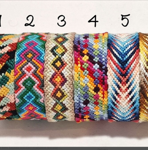 Knotted Friendship <b>Bracelet</b> Handmade Unique Colorful - <b>String</b> - Trendy - *CUSTOMIZABLE* - Product Image 2