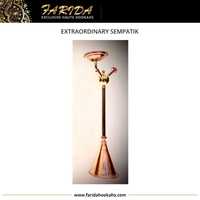 Chichas Farida Extraordinaire Sempatik 2022, ensemble de chichas miniatures en laiton égyptien laqué, design moderne élégant et luxueux, fabrication artisanale
