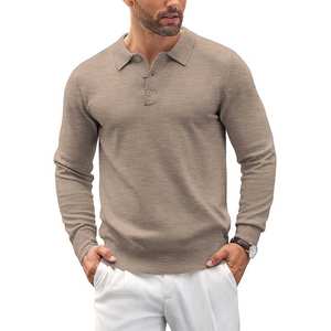 Polos de hombre de alta calidad de talla grande 100% de algodón Polo de hombre personalizado Piqué polos con logotipo bordado - Product Image 2