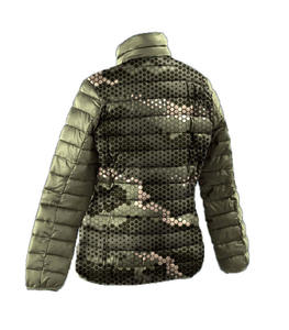 Chaqueta de invierno acolchada de algodón de gran tamaño para mujer con capucha gruesa prendas de vestir de manga larga con Spandex/forro de nailon producto terminado - Product Image 4