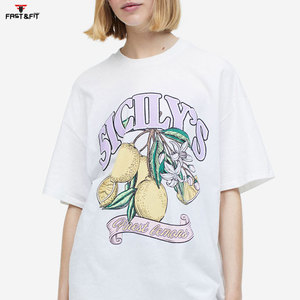 Top Tendance Conception Personnalisée à Manches Courtes Longues Femmes T-shirt Mode de Haute Qualité Femmes T-shirt - Product Image 2