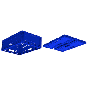 DPK56 Plastic Folding <b>Crate</b> 40x60x20cm Industrial Use Turkey Origin Convenient Tableware - Product Image 4