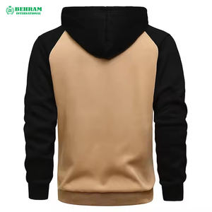 Wholesale Custom Logo Printing Cotton Plain Zipper Hoodie Unisex High Street Vintage Fleece/French Terry Quick Dry - Product Image 3