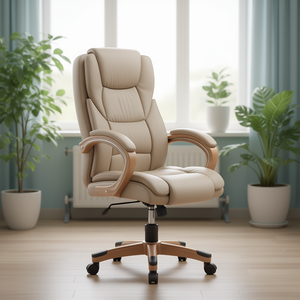 Hospital Chair Swivel <b>Stool</b> Natural Finish <b>Adjustable</b> Seat <b>Height</b> 450-650mm HO BIMOS - Product Image 3
