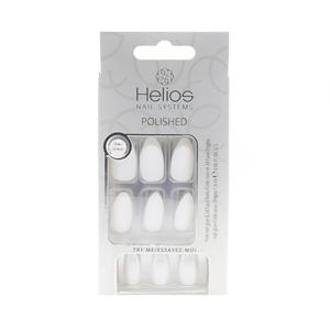 Faux ongles artificiels semi-couvrants polis, motif amande, design français, pour salon de manucure, en acrylique ABS, modèle 800307811558 - Product Image 1