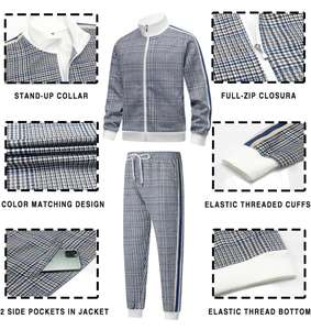 Trajes de chándal para hombre de bajo precio Venta superior Su propio logotipo El mejor fabricante hecho especial para chándal para hombre - Product Image 5