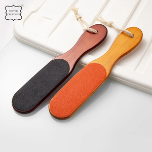 Lime à pied dissolvant de callosités talon manche en bois lime à pédicure lime à pied pour peau morte soins de beauté lime à pied dissolvant de callosités - Product Image 3