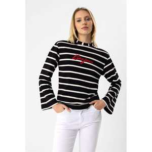 Sudadera Acolchada con Bordado a Rayas en la Parte Delantera 101 - Product Image 1