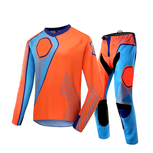 ชุดแข่งมอเตอร์ไซค์ BMX วัสดุออกแบบได้ตามต้องการชุดแข่งมอเตอร์ครอสแบบกำหนดเอง - Product Image 4