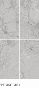 Azulejo de Porcelana Gris Spectre de 60x120 al por Mayor, Antideslizante, Mate, Efecto Piedra, Superficie para Paredes Interiores, Moderno, para Villas, Centros Comerciales y Escuelas - Product Image 3