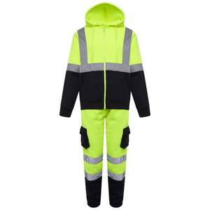 ชุดคลุมป้องกันความปลอดภัยแบบระบายอากาศพร้อมโลโก้สั่งทำได้ คุณภาพดีที่สุด ชุดทำงาน ชุดคลุมป้องกันความปลอดภัย พร้อมแถบสะท้อนแสง - Product Image 3