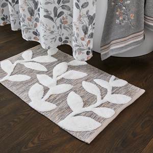 Tapis de bain moderne tufté à la main en coton floral pour bureau à domicile, hôtel, qualité supérieure - Product Image 1