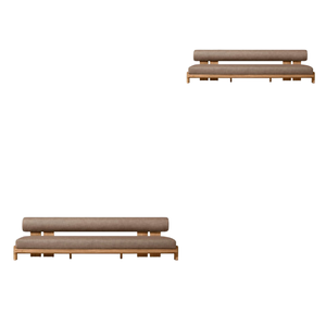 Meubles de patio Coin extérieur Meubles de jardin Villa en bois de qualité supérieure Canapé d'extérieur Meubles sectionnels modernes pour restaurant - Product Image 6