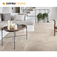 Dalles de pierre calcaire beige naturel polies CTS, pavés extérieurs, galets durables et écologiques pour piliers en pierre, décoration murale