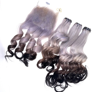 Cheveux bruts de qualité supérieure ondulés couleur personnalisée à partir de vrais cheveux humains au prix de gros - Product Image 6