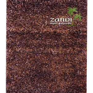 Alfombra india hecha a mano con nudos, única en su tipo, de 5'6 x 3'6 - Product Image 1