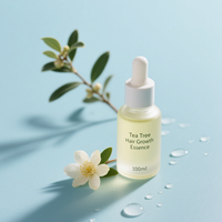 100% Pure Tea Tree Huile essentielle pour cheveux Stimulation du cuir chevelu et bloqueur de DHT pour la repousse des cheveux