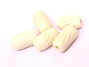 Handmade 100% Cream Bone Oval <b>Beads</b> 7.5x13mm Classic Natural Jewelry Making Supplies for DIY Crafts Prayer <b>Meditation</b> Gifts - Product Image 3